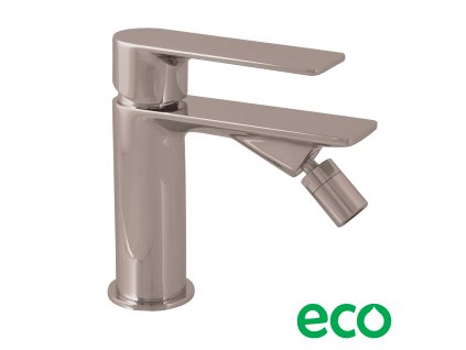 NIL - Bidetová baterie  bez výpusti, Metal Grey - lesklá NL144.0MGL, RAV Slezák (Barva METAL GREY - lesklá, Rozměr 3,8")