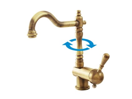 LABE - Kartuš keramická ø 40mm, Stará mosaz (Bronz) L408.0/8SM, RAV Slezák (Barva Stará mosaz (Bronz), Rozměr 3,8")