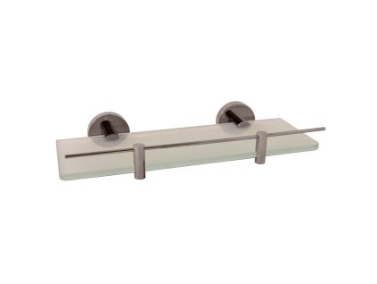8572 2 colorado koupelnovy doplnek policka sklenena 300 mm metal grey leskla coa0900 30mgl rav slezak