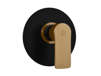 5533 1 vltava sprchova baterie podomitkova 1 cestna s telesem cerna matna zlata vt583lcmatz rav slezak