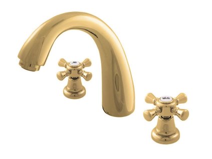 mk333 0z morava retro zlata umyvadlova baterie