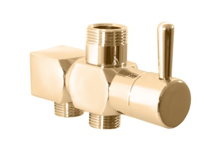 5812 2 keramicky prepinac ke sprchovym tycim s bocnim privodem vody zlata leskla md0708z rav slezak