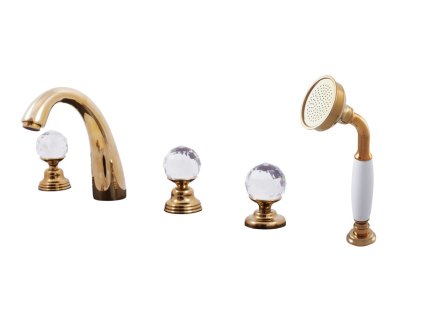 BRILLIANCE - Vanová baterie 5-otvorová, BRILLIANCE176.0P, RAV Slezák (Barva Chrom, Rozměr 3,8")