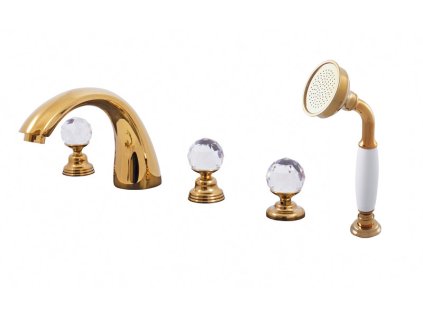 BRILLIANCE - Vanová baterie 5-otvorová, BRILLIANCE169.0P, RAV Slezák (Barva Chrom, Rozměr 3,8")