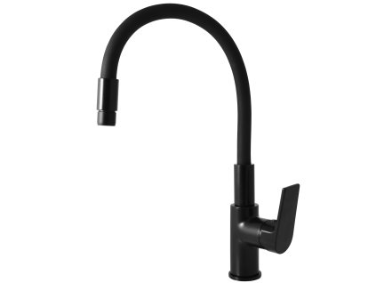 COLORADO - Dřezová baterie s flexibilním ramínkem, Černá - matná CO119.0/10CMAT, RAV Slezák (Barva Černá - matná, Rozměr 3,8")