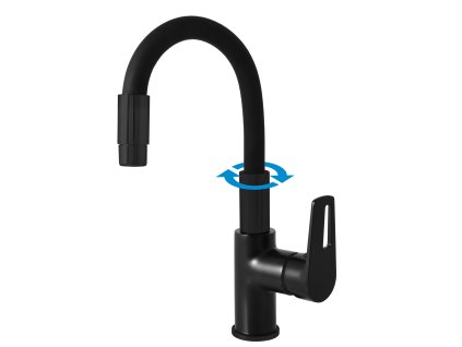 COLORADO - Umyvadlová baterie  bez výpusti, Černá - matná CO219.0/15CMAT, RAV Slezák (Barva Černá - matná, Rozměr 3,8")