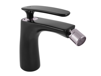 TIGRIS - Bidetová baterie  bez výpusti, Černá matná/Chrom TG144.0CMATC, RAV Slezák (Barva černá matná/chrom, Rozměr 3,8")
