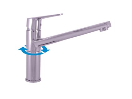 VICTORIA - Dřezová baterie, Chrom VI204.0, RAV Slezák (Barva Chrom, Rozměr 3,8")