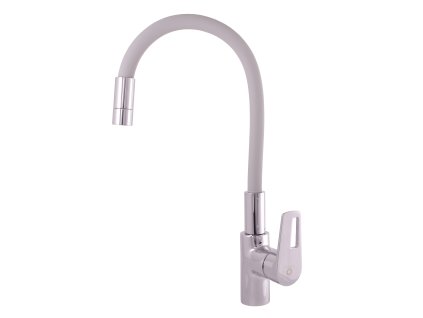 COLORADO - Dřezová baterie s flexibilním ramínkem, Chrom/Šedá CO219.0/10, RAV Slezák (Barva chrom/šedá, Rozměr 3,8")