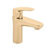AMUR - Umyvadlová baterie bez výpusti, Zlatá - lesklá AM726.0Z, RAV Slezák (Barva ZLATÁ - lesklá, Rozměr 3,8")