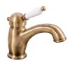 LABE - Umyvadlová baterie bez výpusti, Stará mosaz (Bronz) L526.0SM, RAV Slezák (Barva Stará mosaz (Bronz), Rozměr 3,8")