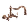 MORAVA RETRO - Umyvadlová/dřezová baterie, Stará mosaz (Bronz) MK402.5/28SM, RAV Slezák (Barva Stará mosaz (Bronz), Rozměr 100 mm)