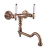 MORAVA RETRO - Umyvadlová/dřezová baterie, Stará mosaz (Bronz) MK501.5/29SM, RAV Slezák (Barva Stará mosaz (Bronz), Rozměr 100 mm)