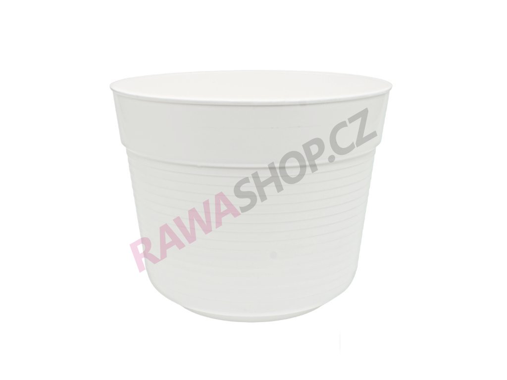 Produkt č. 1480 3 Osłonka Europa 12 średnica 12 cm wysokość 10 cm kolor biały