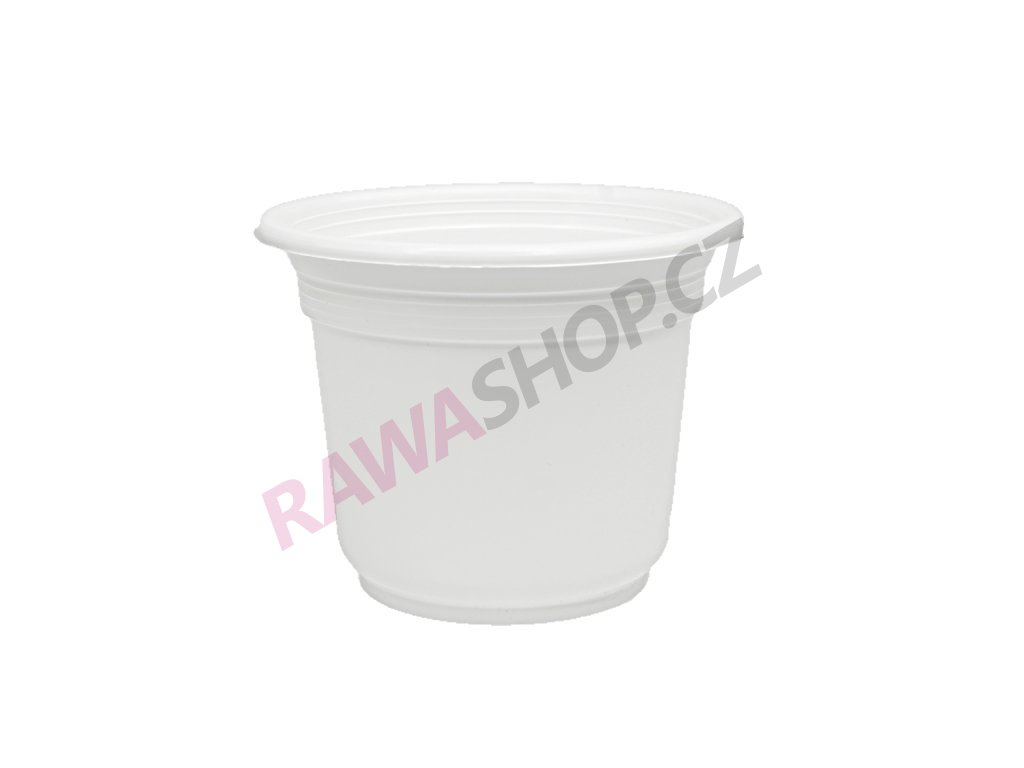 Produkt č. 1483 2 Osłonka Kaktus 8 średnica 8 cm wysokość 7 cm kolor biały