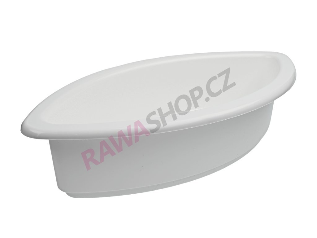 Produkt č. 1495 2 Łódka 3 długość 36 cm szerokość 18 cm wysokość 8 cm kolor biały