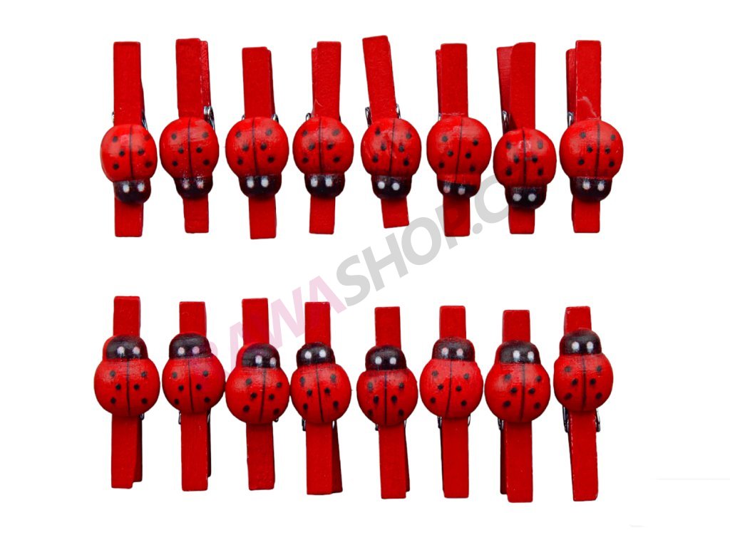 Produkt č. 1553 1A klamerka czerwona