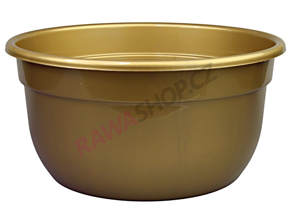 Produkt č. 1484 3 Miska 4 średnica 25 cm wysokość 12,5 cm kolor złoty