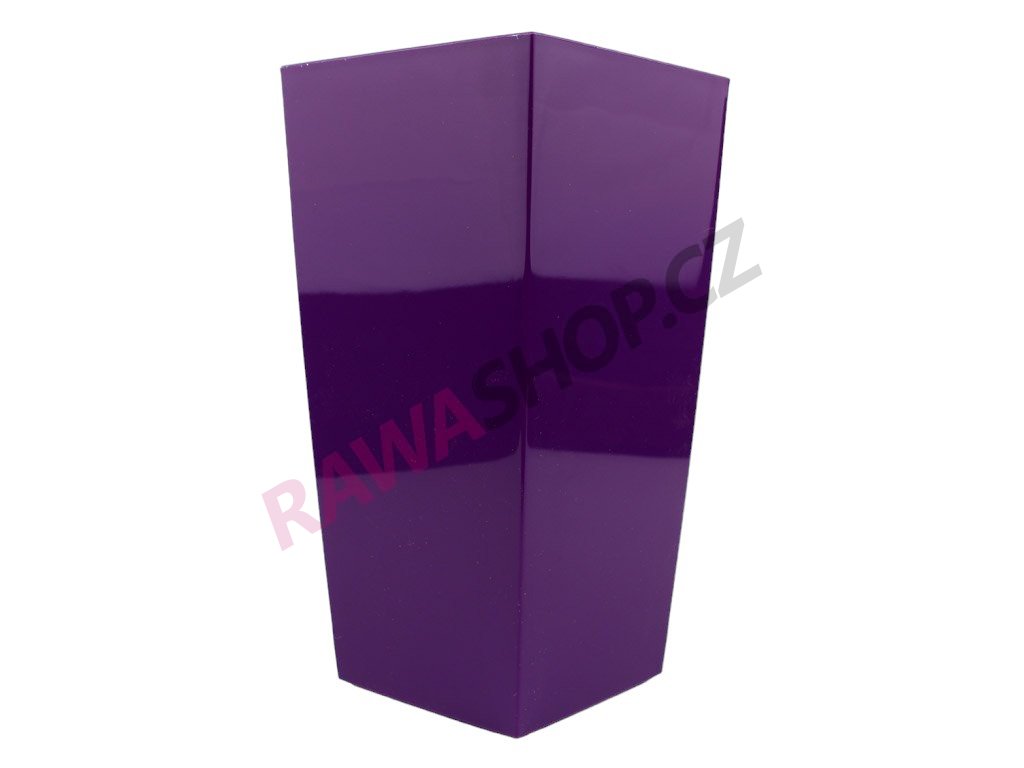 Plastový obal čtvercový 14cm fialová 599531 FIALOVA