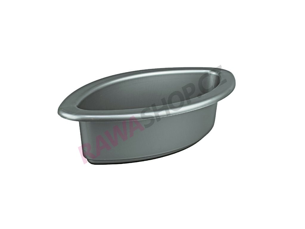 Produkt č. 1540 1 Łódka 1 długość 25 cm szerokość 14 cm wysokość 6,5 cm kolor srebrny