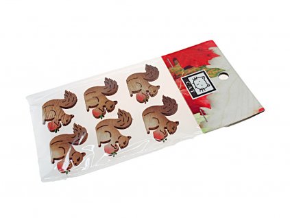 Produkt č. 291 4 barva podzim kod HY 2604 vyska 3 cm sirka 4 cm