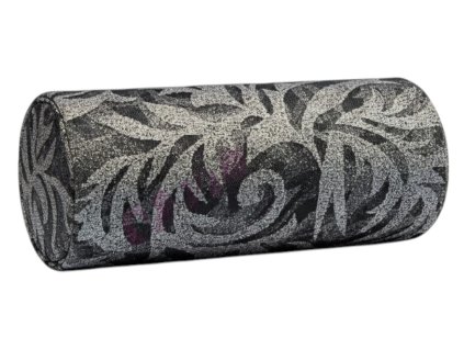 2. Glitter organza se vzorem 12cm black silver 12TORG00