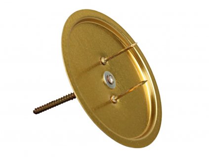 Bodec na svíčku pr. 7 cm zlatý JBOD70AU