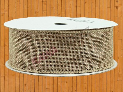 6. Plátěná stuha 3,8cm natural TOSK38 103 N