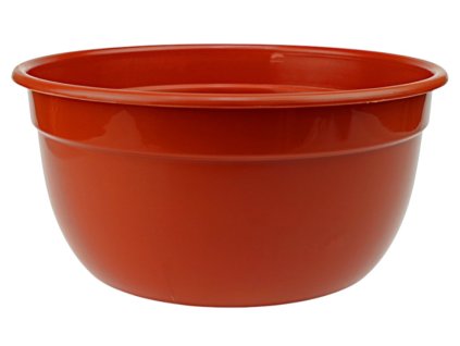 3A. plastová miska kulatá 5 Pr. 25cm terrakota