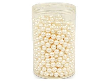 1. Akrylátové korálky Pr. 8mm krémová HY109CR
