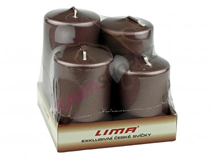 Svíce pyramida 50 m hnědá LI0776 19
