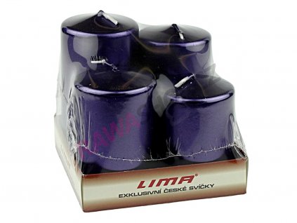 Svíce pyramida 50 m lila LI0776 39