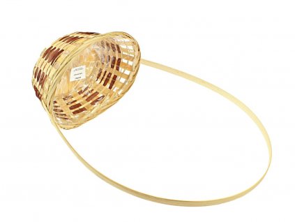 Košík dekorační s pruhy 20cm