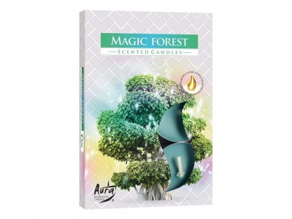 13. Čajové svíčky 6 ks Magic forest