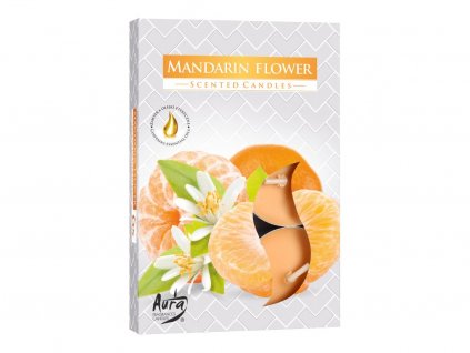 14. Čajové svíčky 6 ks Mandarin flower