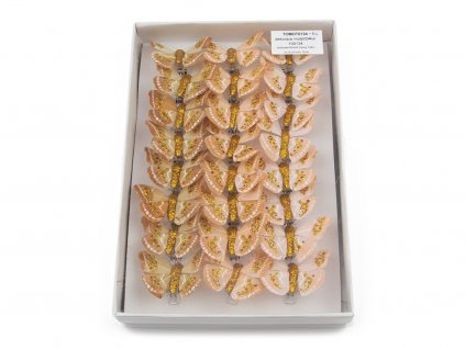 Motýlci 24 ks - béžová