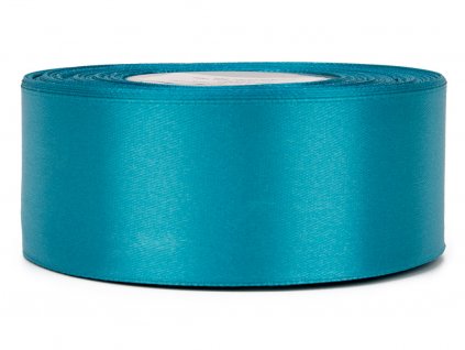 Saténová stuha 3,8cm - dark turquoise