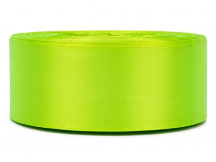 Saténová stuha 3,8cm - apple green