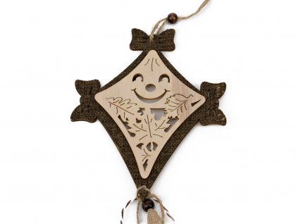 Závěs drak - hnědá