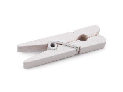 Kolíček AD19 3,5cm balení 50ks - bílá