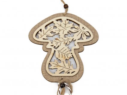 Závěs houba - tmavě hnědá