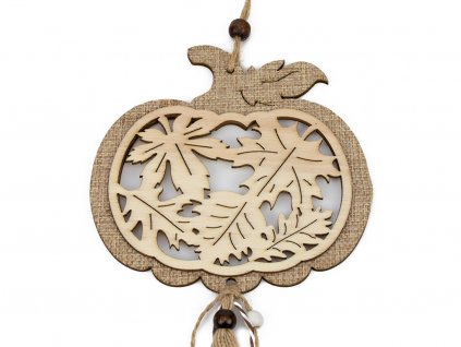 Závěs dýně - tmavě hnědá