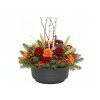 2B. miska prosta kod 255 śr g. 16 cm wys. 6,80 cm grafitowy