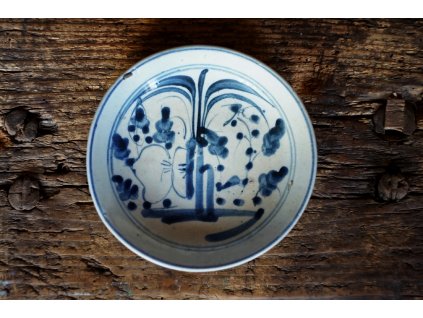 PLATE "Banana Tree" from the Qing Dynasty 02