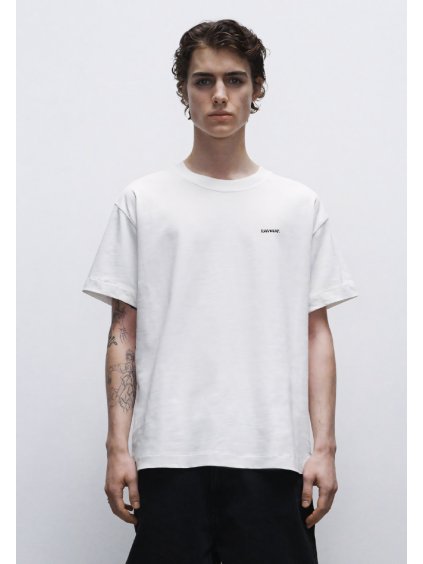Pánské bílé tričko oversized Rawwear.