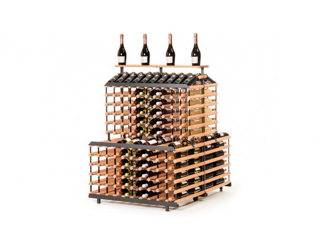 oboustranný stojan na víno RAXI pro 360 lahví