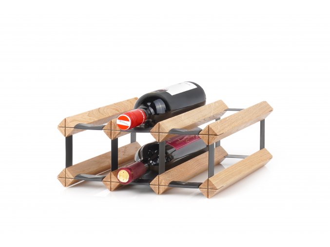 Raxi, Classix 3006E Stojan na víno, dub, 6 lahví