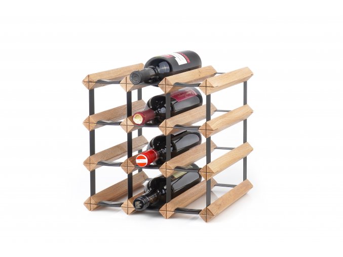 Raxi, Classix 3009E Stojan na víno, dub, 12 lahví