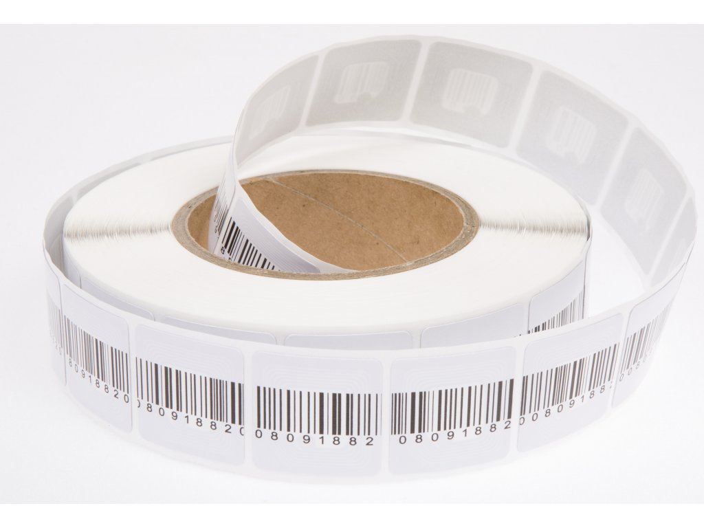 RF ochranná samolepka 3x3 cm barcode