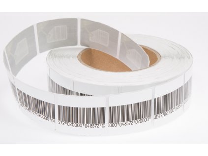 RF ochranná samolepka 4x4 frozen barcode